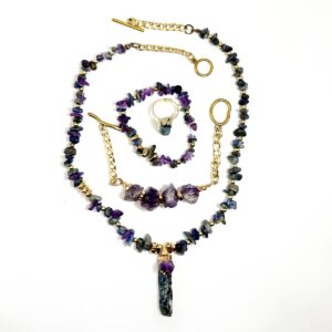 Anillo, pulsera, collar